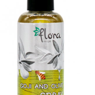 Спрей-еліксир. Живлення та зволоження. Для сильно пошкодженого волосся (з оливкою олією та олією ягід годжі)  Flora Recipe 200 мл