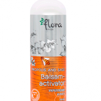 Бальзам-активатор. Для зміцнення та росту. Проти випадіння волосся (з прополісом та шавлією) TM Flora Recipe  500мл